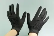 100 Pack Black Nitrile Gloves - Heavy Duty, Multi-Purpose, Mechanic & Work PPE