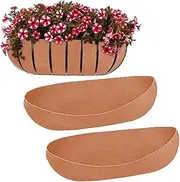 Planter Box Liners - Set of 3 Window Box Planter Insert | Water-Retentive, Root-Friendly, Drainage-Enhanced Gardening Supplies for Home Balcony Garden