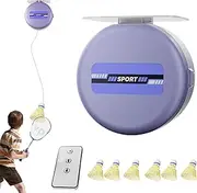Badminton Training Device - Badminton Solo Training Tool,Badminton Trainer Rebound, Badminton Solo Trainer Device for Indoor Outdoor