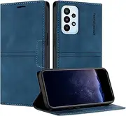 TOUCASA Mobile Phone Case for Samsung Galaxy A52S 5G / A52 4G/5G, PU Leather Wallet Flip Shockproof Case, with Card Slots, Magnetic Closure, Stand, Compatible with Samsung A52S 5G (Blue)