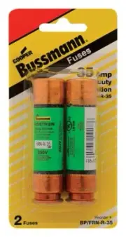 Bussmann BP/FRN-R-35 35A 250V 20/200kA Time Delay Fuse 3 L x 0.81 H in.