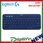 Logitech K380 Multi-Device Wireless Bluetooth Keyboard - Blue 920-007597