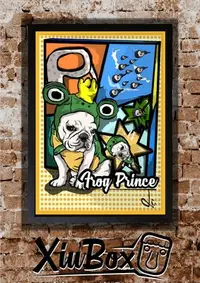 在飛比找Yahoo!奇摩拍賣優惠-法鬥 鬥牛犬 狗 青蛙王子 居家 拼圖 畫框 裝飾 藝術 插