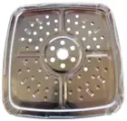 Copper Chef Tray Steamer Insert Stainless Steel 7.5" x 7.5" Base Square