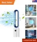 Bladeless Fan with Air Purification Function, Tower Fan with 24 Speeds, 12-H ...