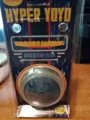 VINTAGE 1998 Hyper Yoyo Pro Spinner Professional Auto Return System BLUE