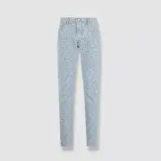$375 Diesel Men's Blue Textured Pattern Straight Jeans Pants Size 31
