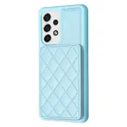 BF25 For Samsung Galaxy A53 5G Card Slots Leather Coated TPU Cover Phone Case with Kickstand