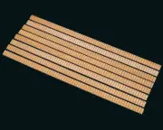 Khaya (African Mah.) Kerfed Lining, Set of 8, 18"L Guitar Ukulele Kerfing Ribbon