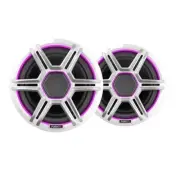 Fusion Apollo 7.7" Led Marine Speakers W/ White Sports Grill