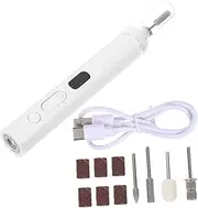Mobestech Manicure Machine Nail Drill Bit Sanding Discs Bits Salon Drill Bits Foot Care Drill Bits Callus Drill Bit Pedicure Nail Care Electric Remover Discs Nail Polisher Plastic White