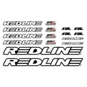 Redline - Generic White BMX decal set - old school bmx