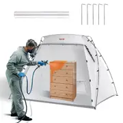 Spray Paint Shelter Spray Paint Tent 7.5x5.2x5.2ft Portable Paint Booth DIY