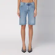 [The Attico] Denim sky blue bermuda shorts 27 Light blue