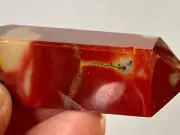 64X21mm"Earthy Beauty/AAA+"~MOOKAITE MOUKAITE Jasper Generator Tower Point Q1381