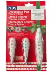 Plus Red Deco Tape Holiday Pack NEW, Sealed, Value Pack, Applicator & 2 Refills