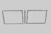 Brand New Panelite Peterbilt Windshield Trim- 3 piece kit