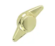UNIVERAL 24T GENUINE OG LOWRIDER KNOCK-OFF 3/8 AXLE 645 GOLD