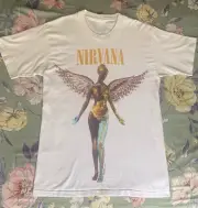 90s Nirvana In Utero T-Shirt L 1993 CHRISTMAS t shirt DO208
