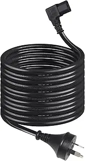 C13 Right Angle Power Cord 3 Prong Plug 5M Long Computer Power Cable L Shaped C13 for PC Monitor