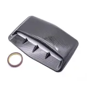 Carbon Look Universal Front Hood Bonnet Vent Scoop Louver For Cars Pickup Van