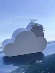 Gund Super Pusheen On Cloud Magnet In Case