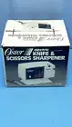 NOS Vtg Oster Electric Knife & Scissors Sharpener White New In Box 1988 511-08