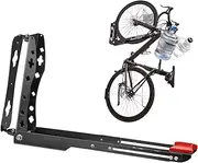 Bike Wall Rack,Bike Rack for Wall | Adjustable Holder Bracket with Heavy Duty Vertical Organizer Storage Space Saving for Home Outdoor Industrial Gym
