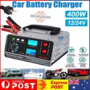 400W 40A 12V/24V Car Battery Charger Smart Pulse Repair Boat Trickle AU plug