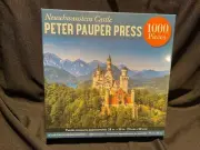 Neuschwanstein Castle Jigsaw Puzzle 1000 Pcs w/Poster Peter Pauper Press NIB
