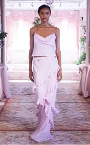 [LoveShackFancy] Lavoir Draped Rayon Tank Top