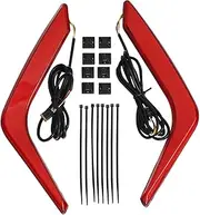 Turn Signal Indicator Motorcycle Rear Saddlebag Light Accent Clear Lens For Gold Wing 1800 GL1800 2018-2021(Red)
