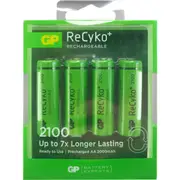 GP 4AARECY Recyko Lsd Aa Battery 4Pk 2100Mah Rechargeable Nimh Voltage: 1.2V RECYKO LSD AA