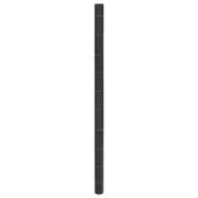 vidaXL Weed Membrane Black 2x100 m PP