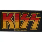 Kiss Standard Logo Iron Sew Patch Official Rock Band Merch