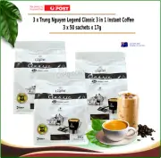 3 x Vietnamese Trung Nguyen Legend Classic Instant Coffee 3 in 1 Mix