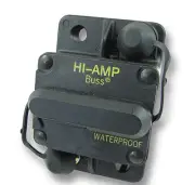Bussman DC Circuit Breaker 50 Amp Surface Buss 184050F Bussmann Cooper CB184F-50