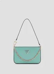 GUESS Women's Blue Noelle Mini Shoulder Bag
