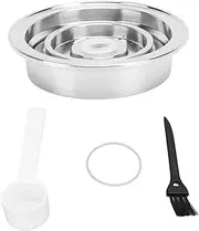 [Xiuganpo] Stainless Steel Coffee Pod Adapter Reusable Converter for Nespresso Vertuo and Original Machines Reusable Coffee Capsules Pods Compact and Portable Design