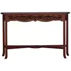 Hall Table Brown, W120x D26x H76cm, Narrow Table, Mahogany Entrance Table.
