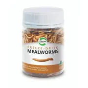 Pisces Enterprises Freezed Dried Mealworms Jar 40G For Fish Shrimp Snail Tank Aquarium