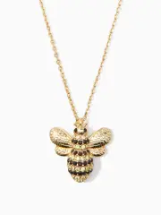 picnic perfect pave bee mini pendant