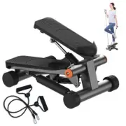 ComHoma Treadmill Steppers Mini Workout Machine w/Resistance Bands Stair Stepper