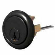 BRAVA Matt Black Door Lock Rim Cylinder-Suits Lockwood, Yale Locks