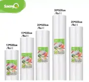 Vacuum Sealer Bags for Food Seal a Meal Bags Rolls 5 Pack Rolls Assorted Sizes
