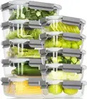 10 Pack Glass Meal Prep Containers Glass Food Storage Containers w/airtight lids