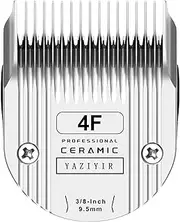 YAZIYIR 4F Professional Blade, Compatible with WAHL Arco, Bravura, Chromado, Creativa, Figura, and Motion Pet, Dog, and Horse Clippers, Silver.