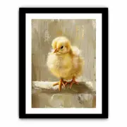 Baby Chicken Art Framed print Art Poster
