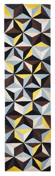 Matrix 900 Blue Runner By Rug Culture - 300X80CM - RUNNER