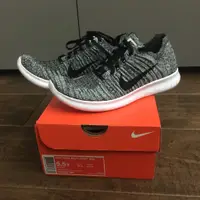 在飛比找蝦皮購物優惠-Nike free rn flyknit gs 灰雪花 24